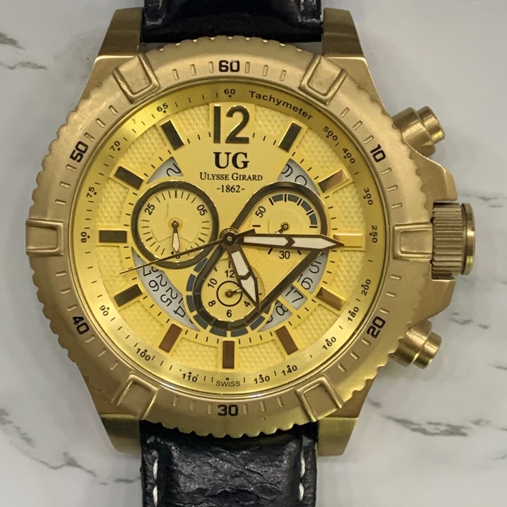 Ulysse Girard Swiss Chronograph Cyr Mens Watch